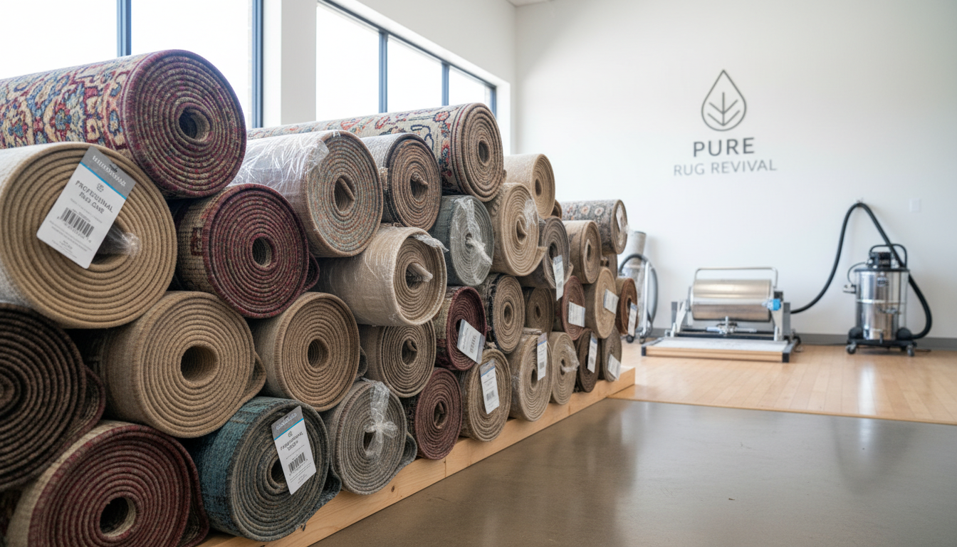 Guide to cleaning different types of area rugs including Persian, wool, and synthetic