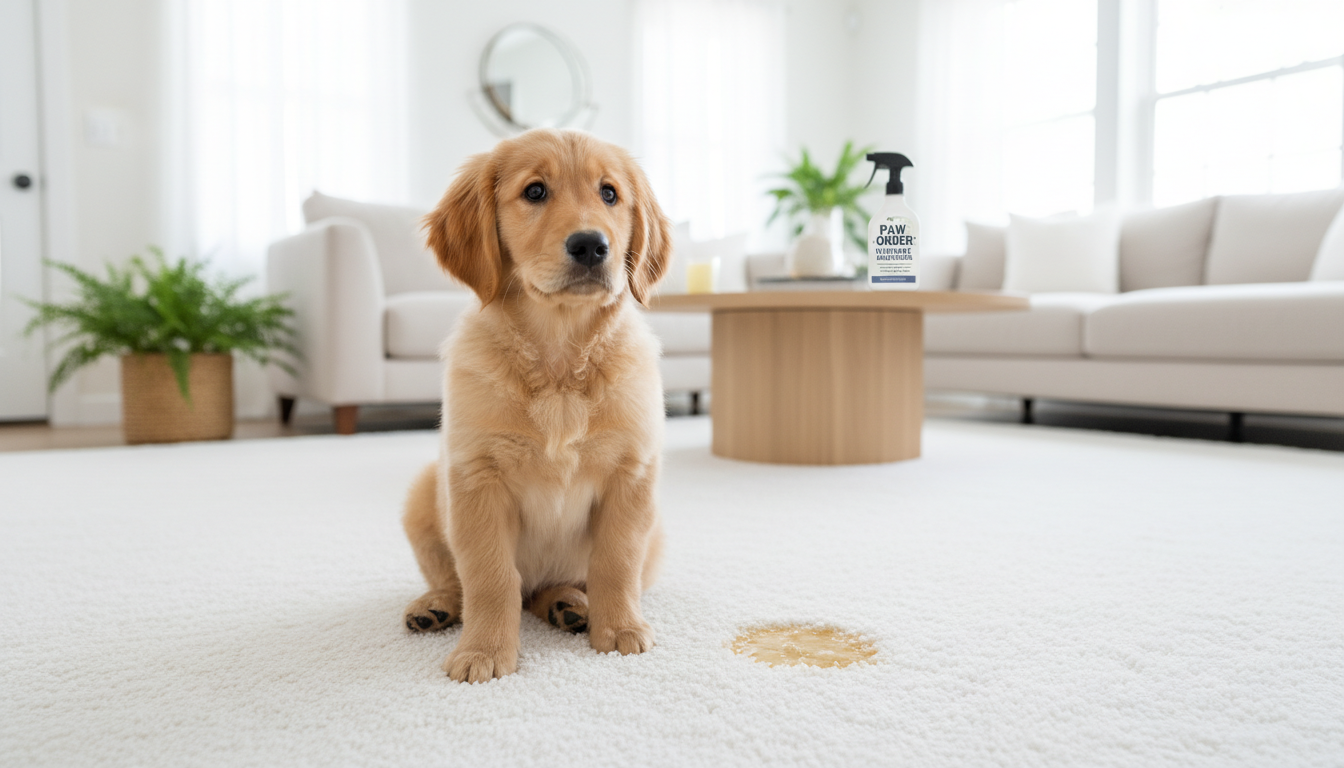Guide to removing pet urine stains and odors from carpet
