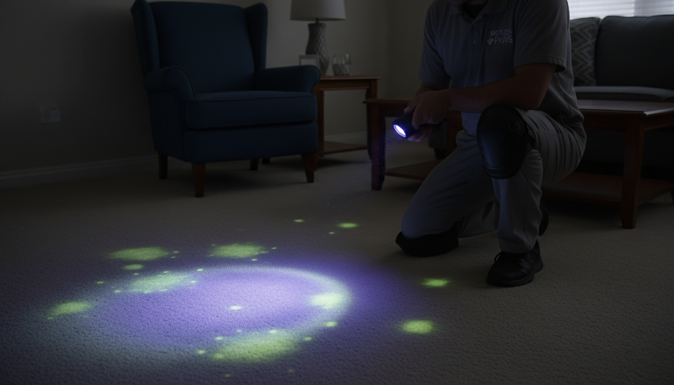 Professional pet stain and odor removal service for carpets in North Bay